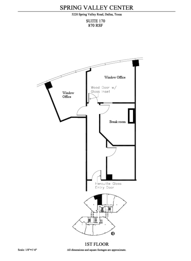 5220 Spring Valley Rd, Dallas, TX for lease Floor Plan- Image 1 of 1