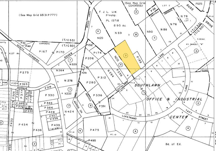 14650 Southlawn Ln, Rockville, MD à louer - Plan cadastral - Image 2 de 6