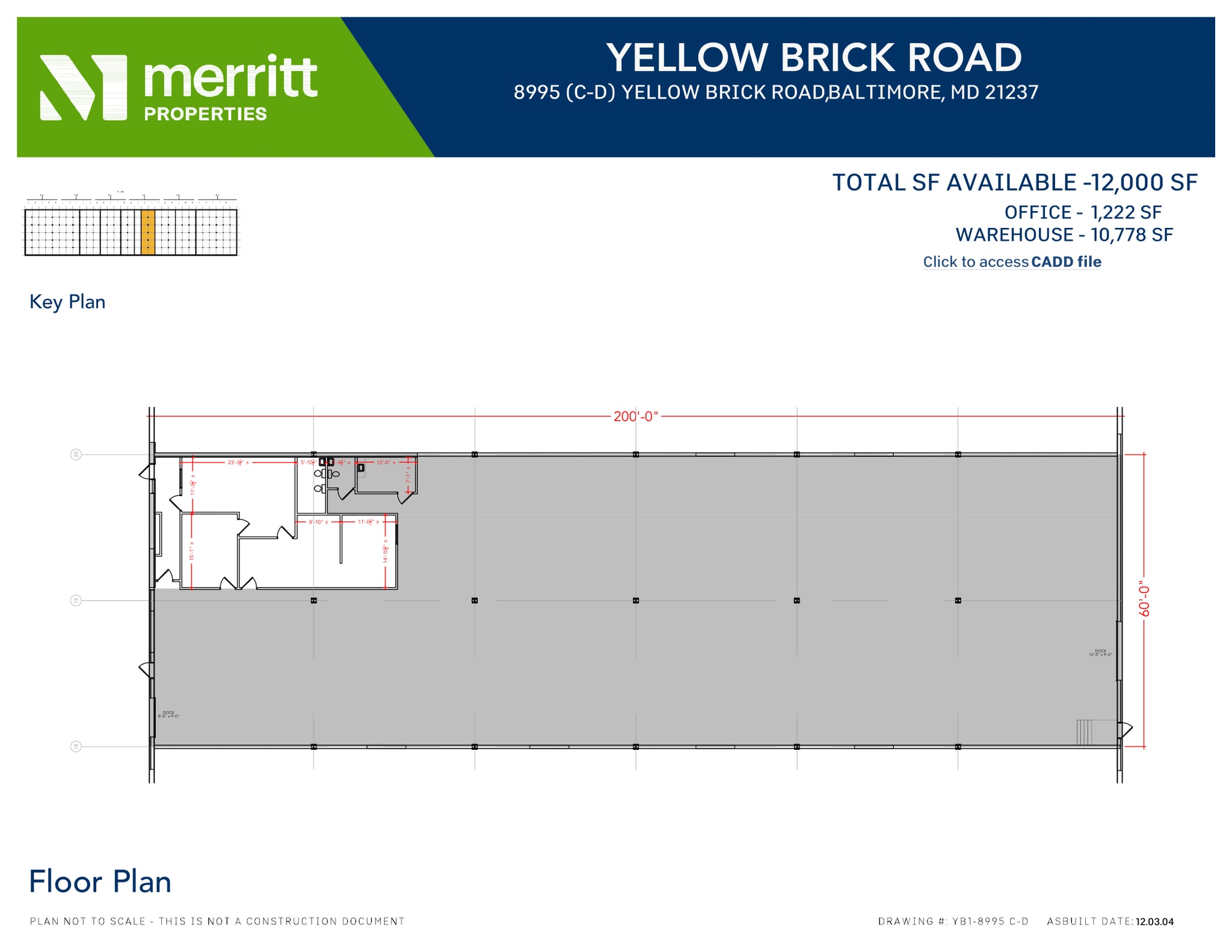 8967-8987 Yellow Brick Rd, Rosedale, MD for lease Floor Plan- Image 1 of 1