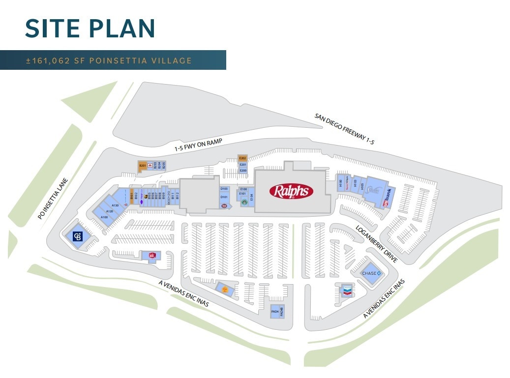 7030-7160 Avenida Encinas, Carlsbad, CA for lease Site Plan- Image 1 of 1