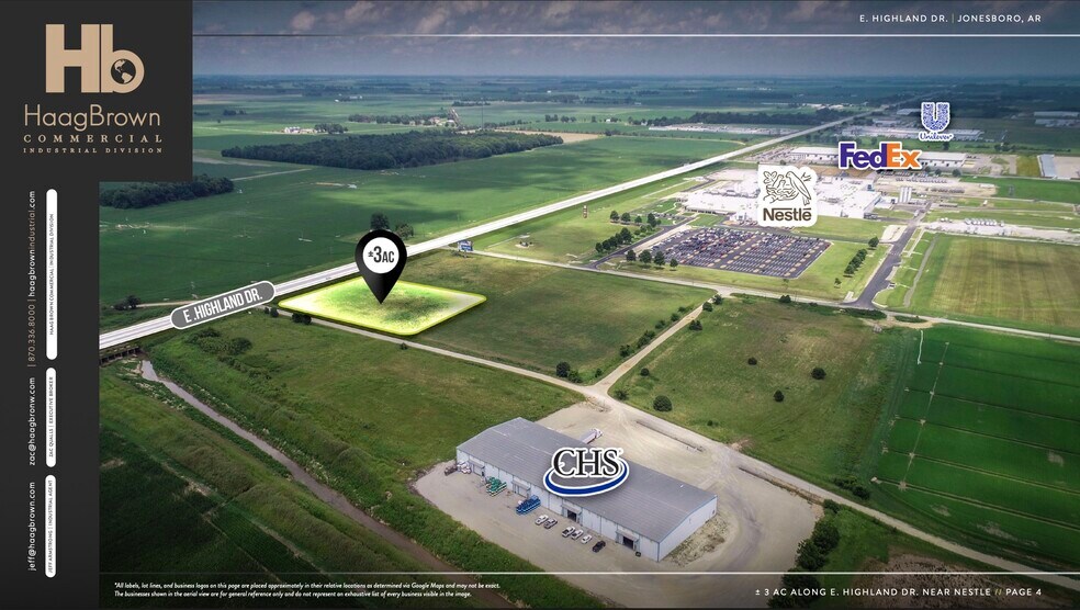 E. Highland dr, Jonesboro, AR à vendre - Aérien - Image 3 de 3