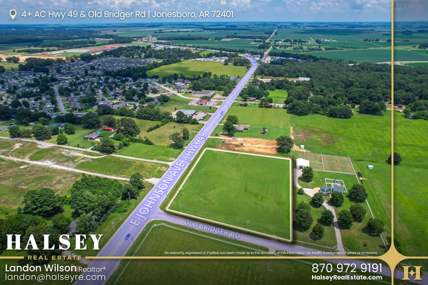 Hwy 49 and Old Bridger Road, Jonesboro, AR for sale - Building Photo - Image 2 of 5