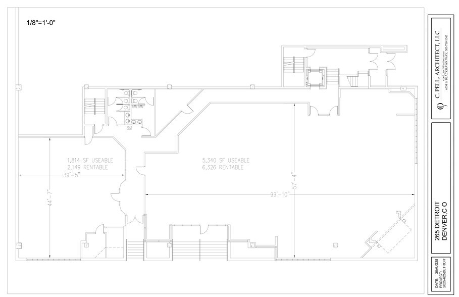 265-299 Detroit St, Denver, CO à louer - Plan de site - Image 3 de 3