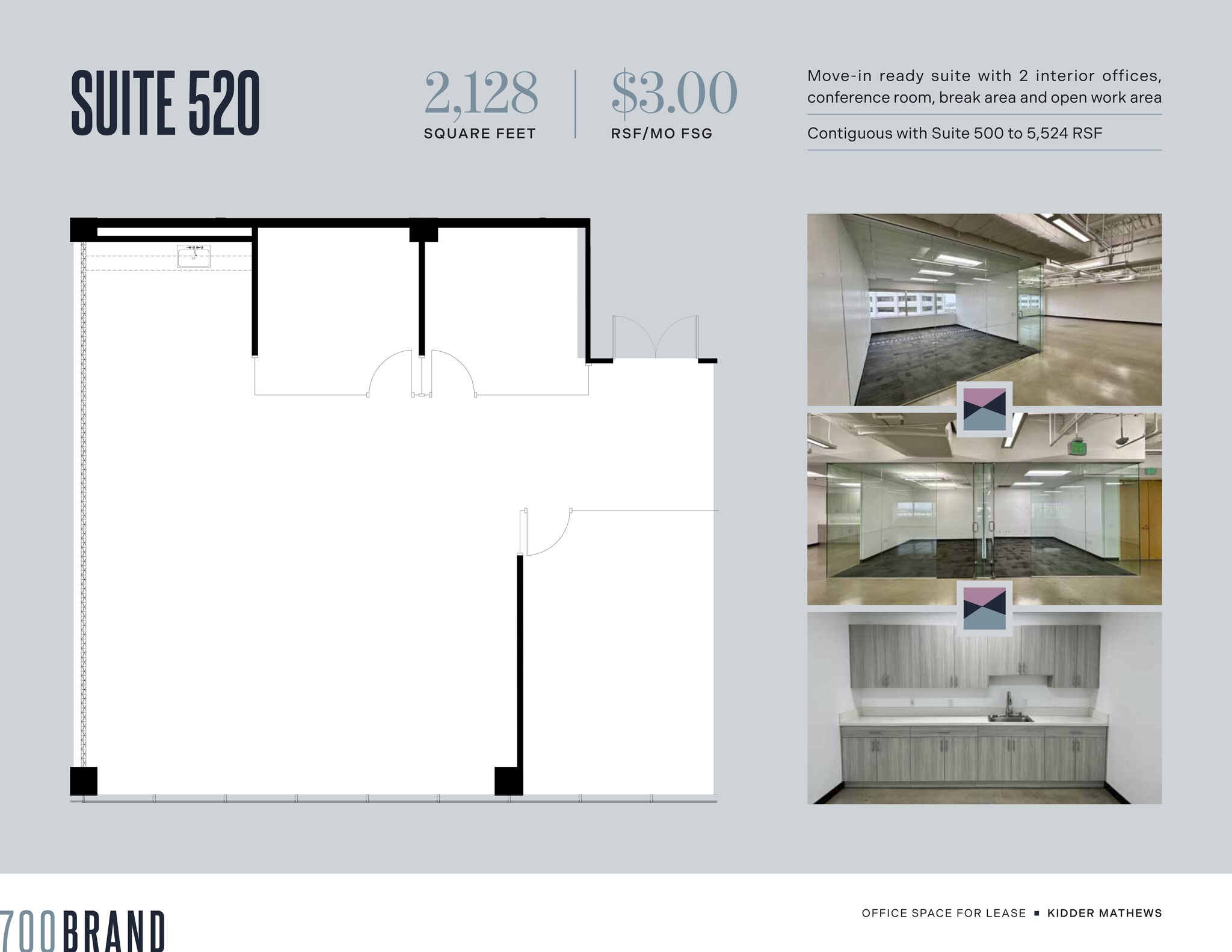 700 N Brand Blvd, Glendale, CA à louer Plan d’étage- Image 1 de 4
