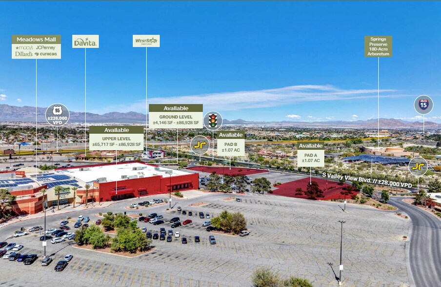 4000 Meadows Ln, Las Vegas, NV à louer - Photo du bâtiment - Image 3 de 7