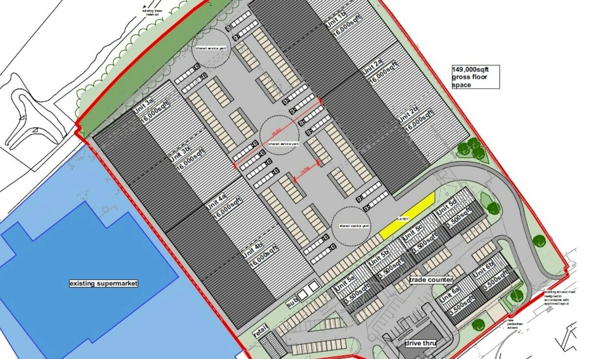 Oliver's Place, Preston à louer Plan de site- Image 1 de 2