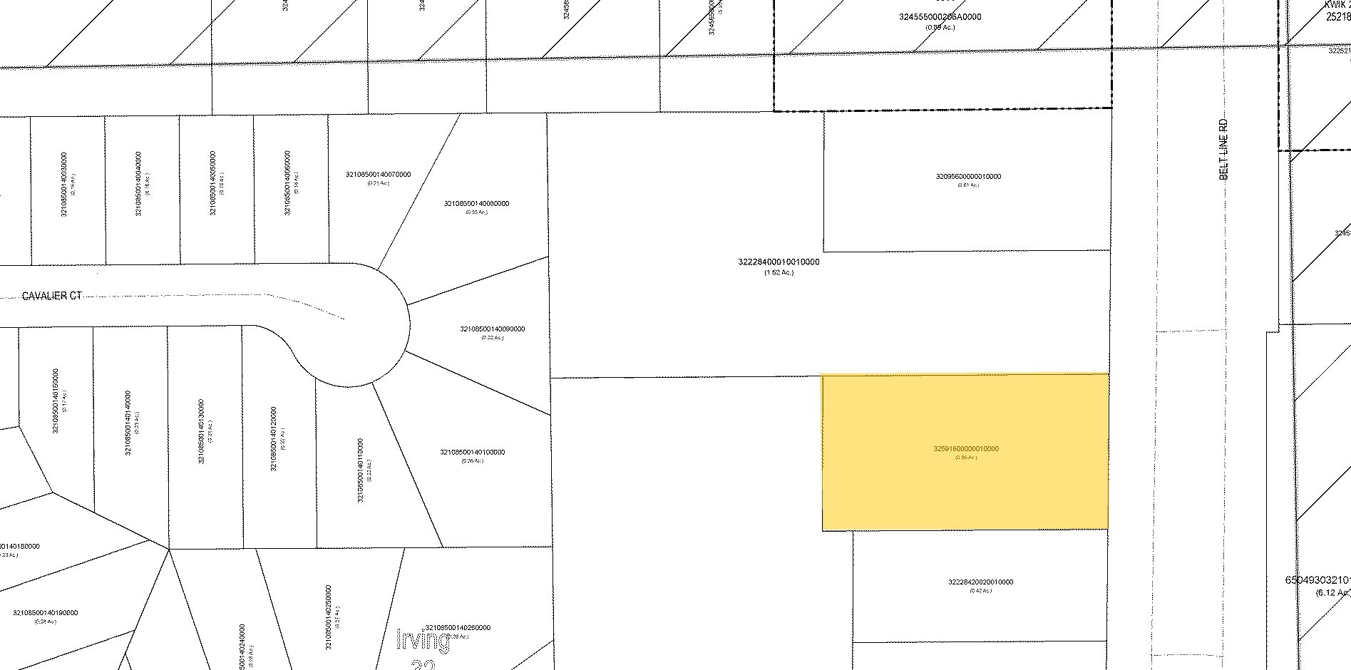 2931 N Belt Line Rd, Irving, TX for lease Plat Map- Image 1 of 2