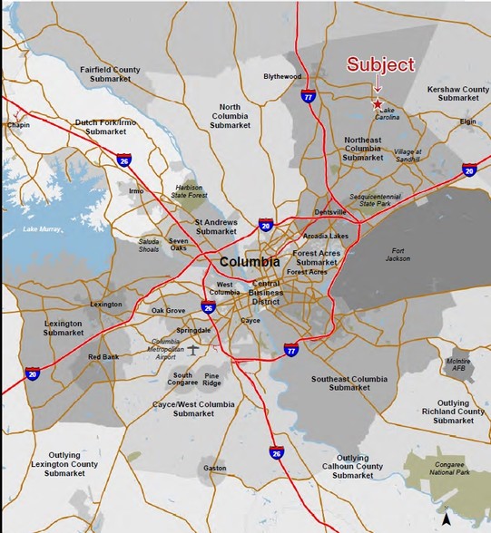 5 Lake Carolina Way, Columbia, SC for lease - Aerial - Image 3 of 5