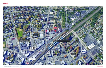 601-693 Sunrise Hwy, Lynbrook, NY - AERIAL  map view - Image1