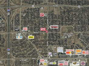 841-849 S Hillside St, Wichita, KS - Aérien  Vue de la carte