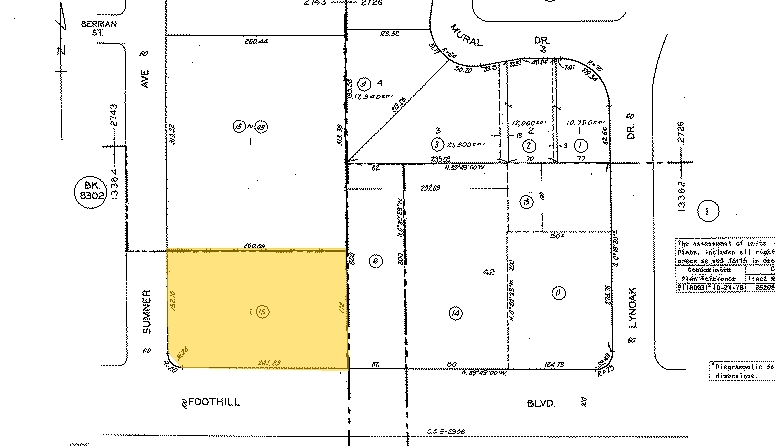 401 E Foothill Blvd, Pomona, CA à vendre - Plan cadastral - Image 2 de 7