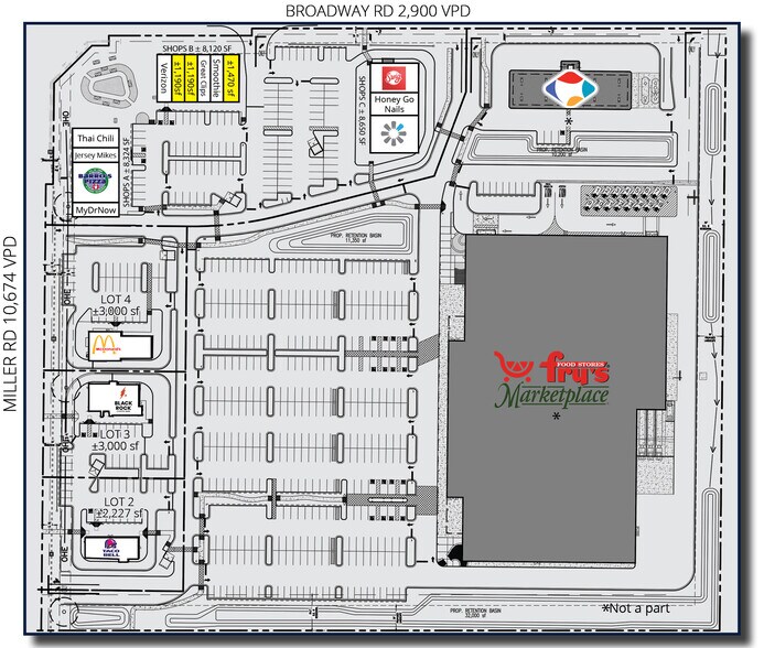 SEC Broadway Rd & Miller Rd, Buckeye, AZ à louer - Photo du bâtiment - Image 1 de 2