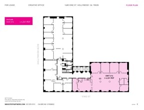 1680 N Vine St, Hollywood, CA for lease Floor Plan- Image 1 of 1