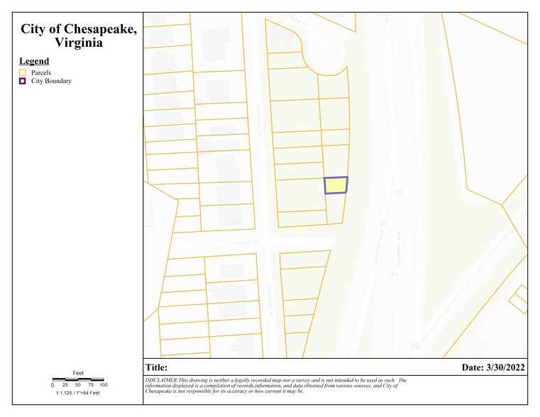 Oldwood St, Chesapeake, VA à vendre - Plan de site - Image 3 de 3