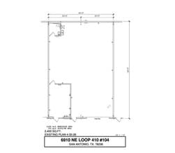 6910 NE Loop 410, San Antonio, TX for lease Floor Plan- Image 1 of 1