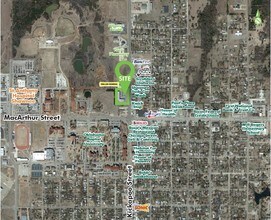 2802-2822 Kickapoo Ave, Shawnee, OK - Aérien Vue de la carte