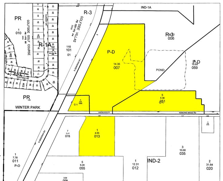1025 S Semoran Blvd, Winter Park, FL à louer - Plan cadastral - Image 3 de 47