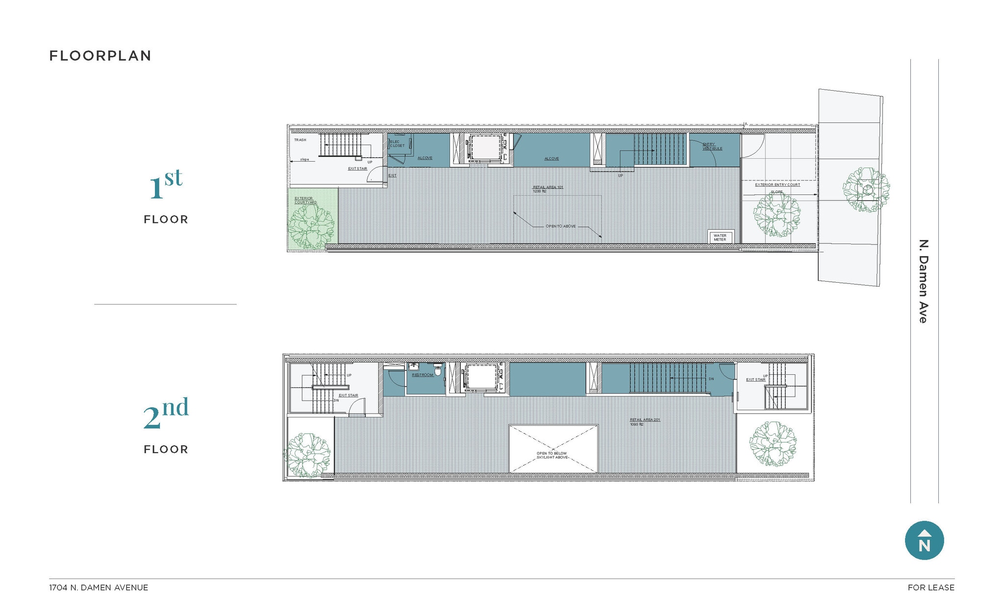 1704 N Damen Ave, Chicago, IL for lease Floor Plan- Image 1 of 1