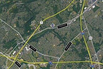 900 W Lincoln Hwy, Langhorne, PA - AERIAL map view