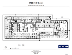 952 Echo Ln, Houston, TX à louer Plan d’étage- Image 1 de 1