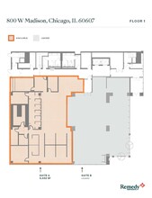 800-810 W Madison St, Chicago, IL for lease Floor Plan- Image 1 of 1