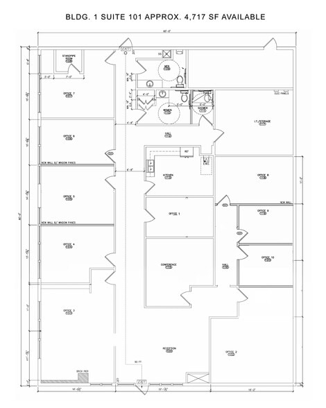 641 NW Wynn Dr, Huntsville, AL for lease - Floor Plan - Image 2 of 4