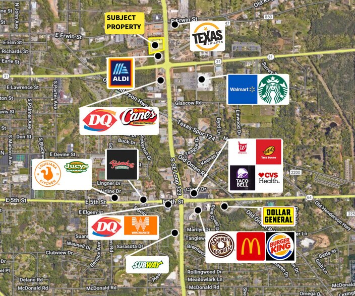 301 S Southeast Loop 323, Tyler, TX à louer - Photo du bâtiment - Image 3 de 17