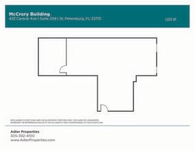 433 Central Ave, Saint Petersburg, FL for lease Floor Plan- Image 1 of 10