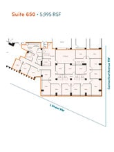 1100 Connecticut Ave NW, Washington, DC à louer Plan d’étage- Image 1 de 3