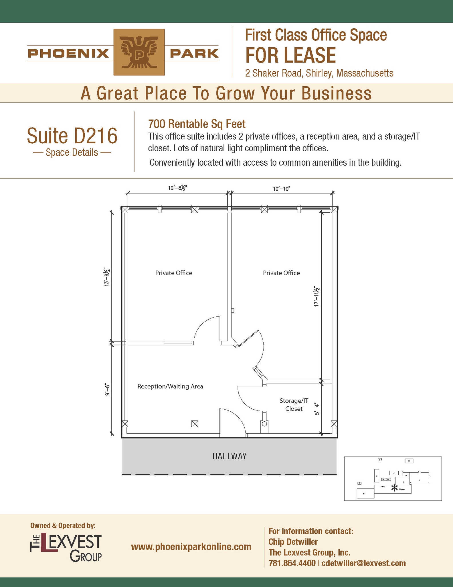 2 Shaker Rd, Shirley, MA à louer Plan d’étage- Image 1 de 1