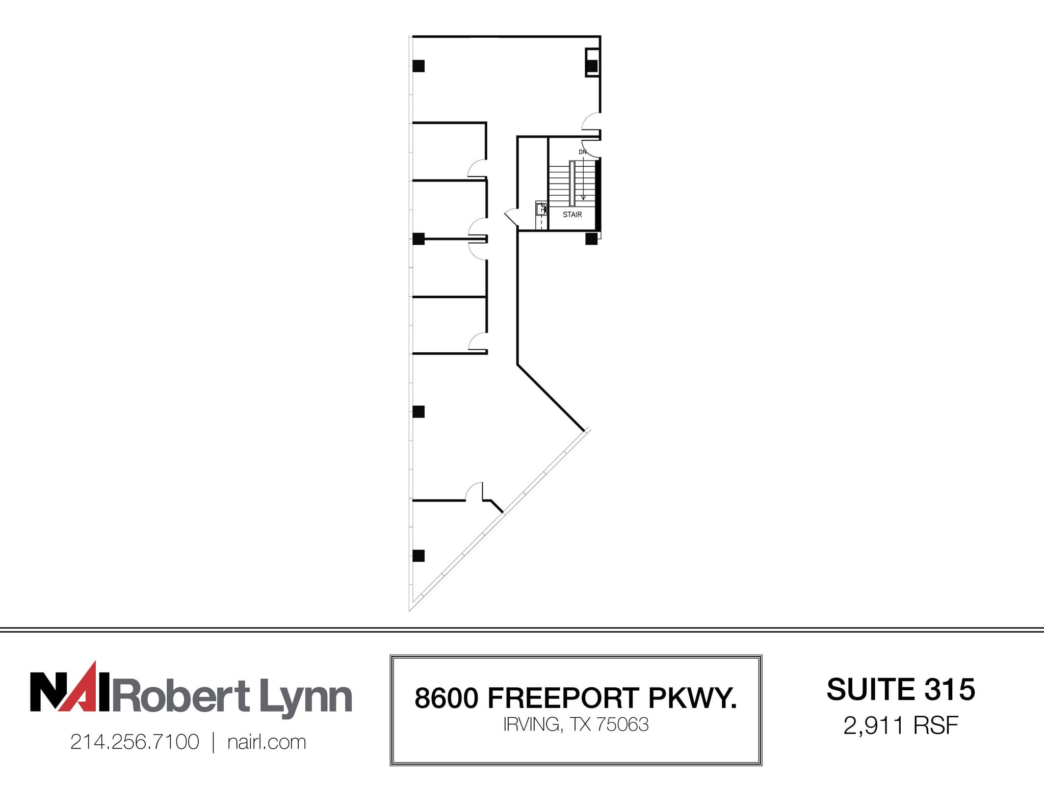 8600 Freeport Pky, Irving, TX à louer Plan d’étage- Image 1 de 1