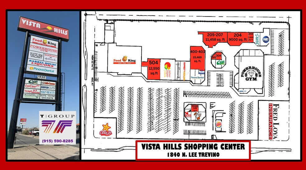 1840 N Lee Trevino Dr, El Paso, TX à louer - Photo du bâtiment - Image 1 de 17
