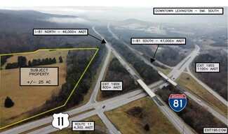 Plus de détails pour Interstate 81 Exit 195, Lexington, VA - Terrain à vendre