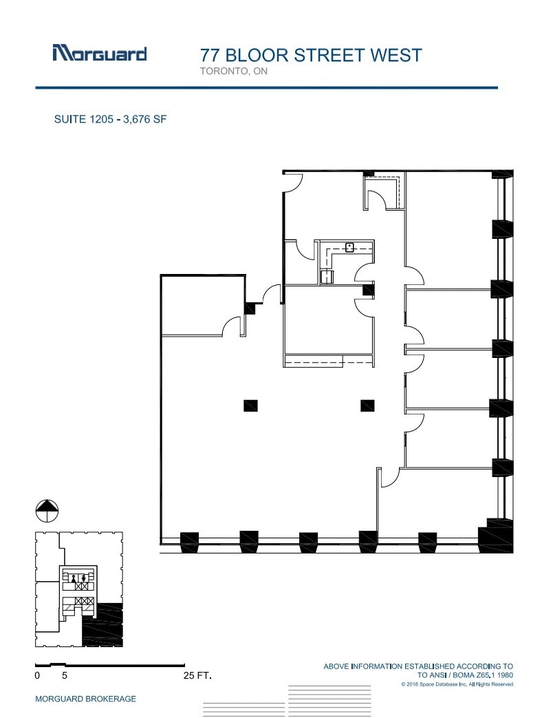 77 Bloor St W, Toronto, ON for lease Floor Plan- Image 1 of 1