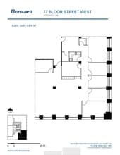 77 Bloor St W, Toronto, ON for lease Floor Plan- Image 1 of 1