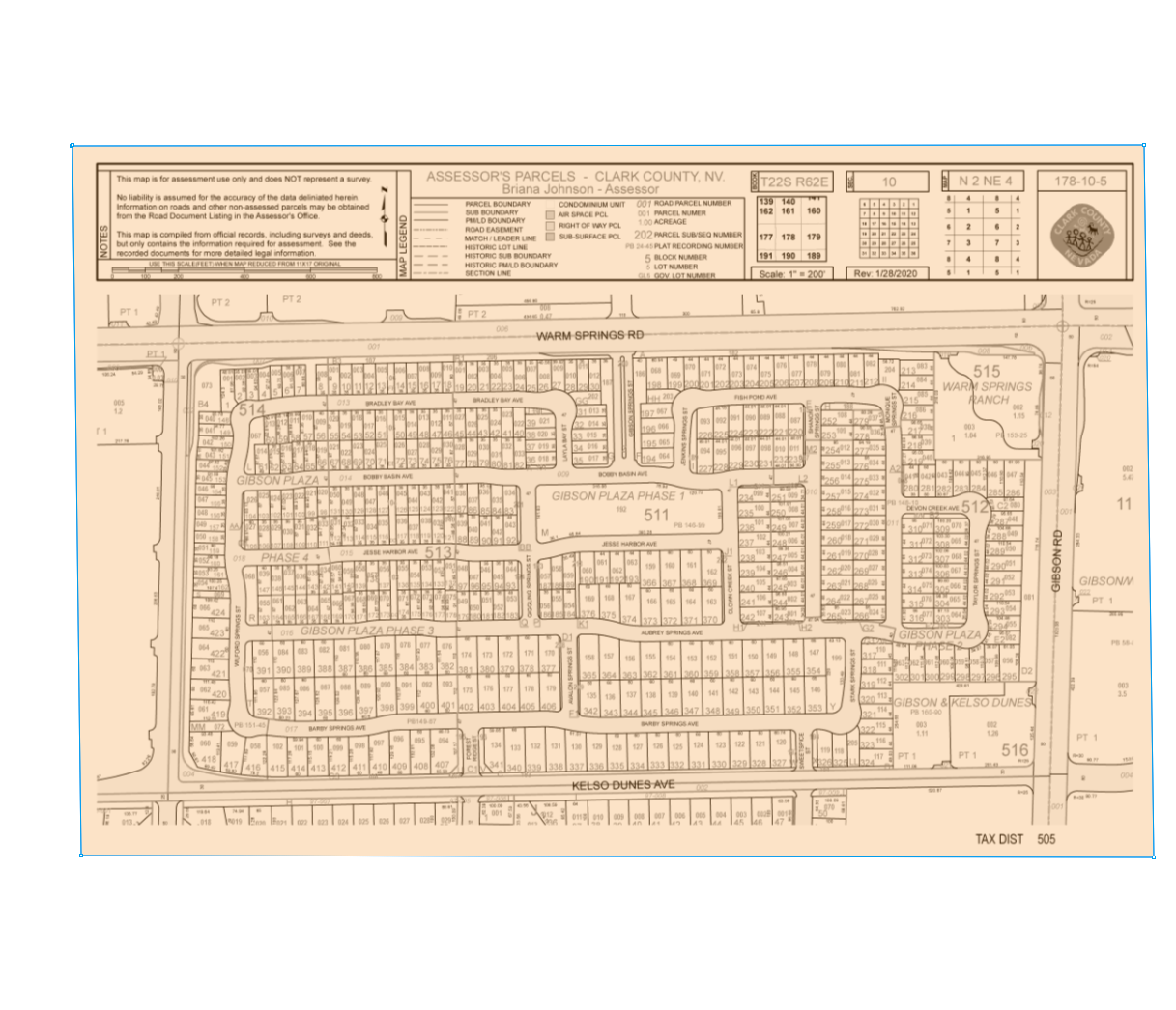 1062 Fish Pond Ave, Henderson, NV à vendre Plan cadastral- Image 1 de 2