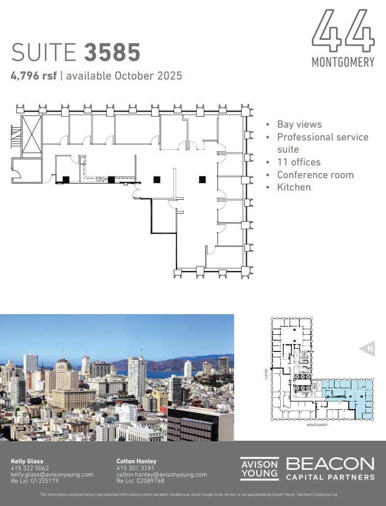44 Montgomery St, San Francisco, CA for lease Floor Plan- Image 1 of 2
