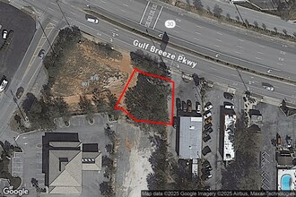 801 Gulf Breeze Pky, Gulf Breeze, FL - Aérien  Vue de la carte