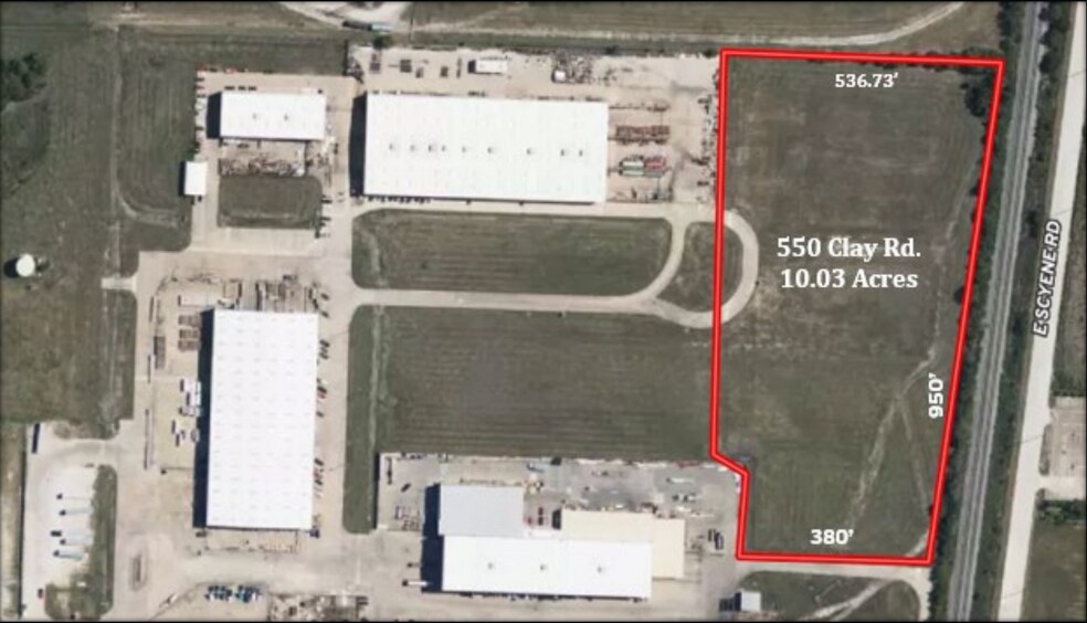 470-480 & 550 Clay Rd, Sunnyvale, TX à vendre - Aérien - Image 2 de 3