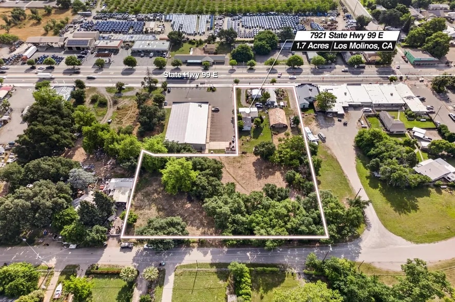 7921 State Highway 99E, Los Molinos, CA for sale - Aerial - Image 3 of 4