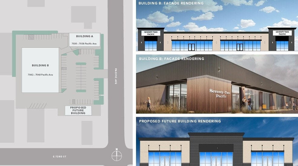 7042-7048 Pacific Ave, Tacoma, WA à vendre - Photo du bâtiment - Image 2 de 9