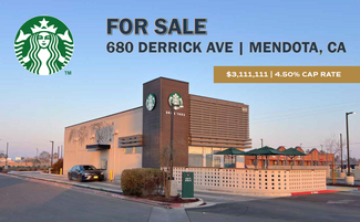 Plus de détails pour 680 Derrick Ave, Mendota, CA - Vente au détail à vendre