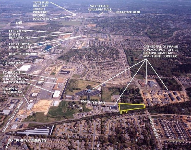 8307 Macon Rd, Cordova, TN à vendre - Photo du bâtiment - Image 2 de 5