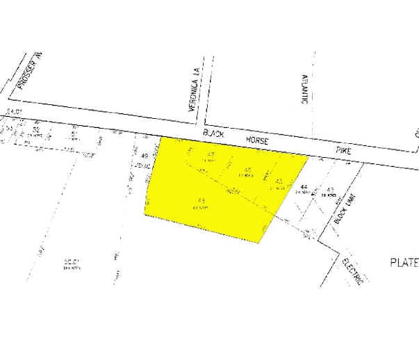 1851 N Black Horse Pike, Williamstown, NJ for sale - Plat Map - Image 2 of 3