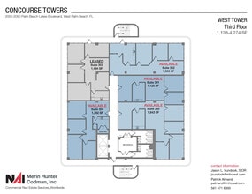2090 Palm Beach Lakes Blvd, West Palm Beach, FL à louer Plan d’étage- Image 2 de 2