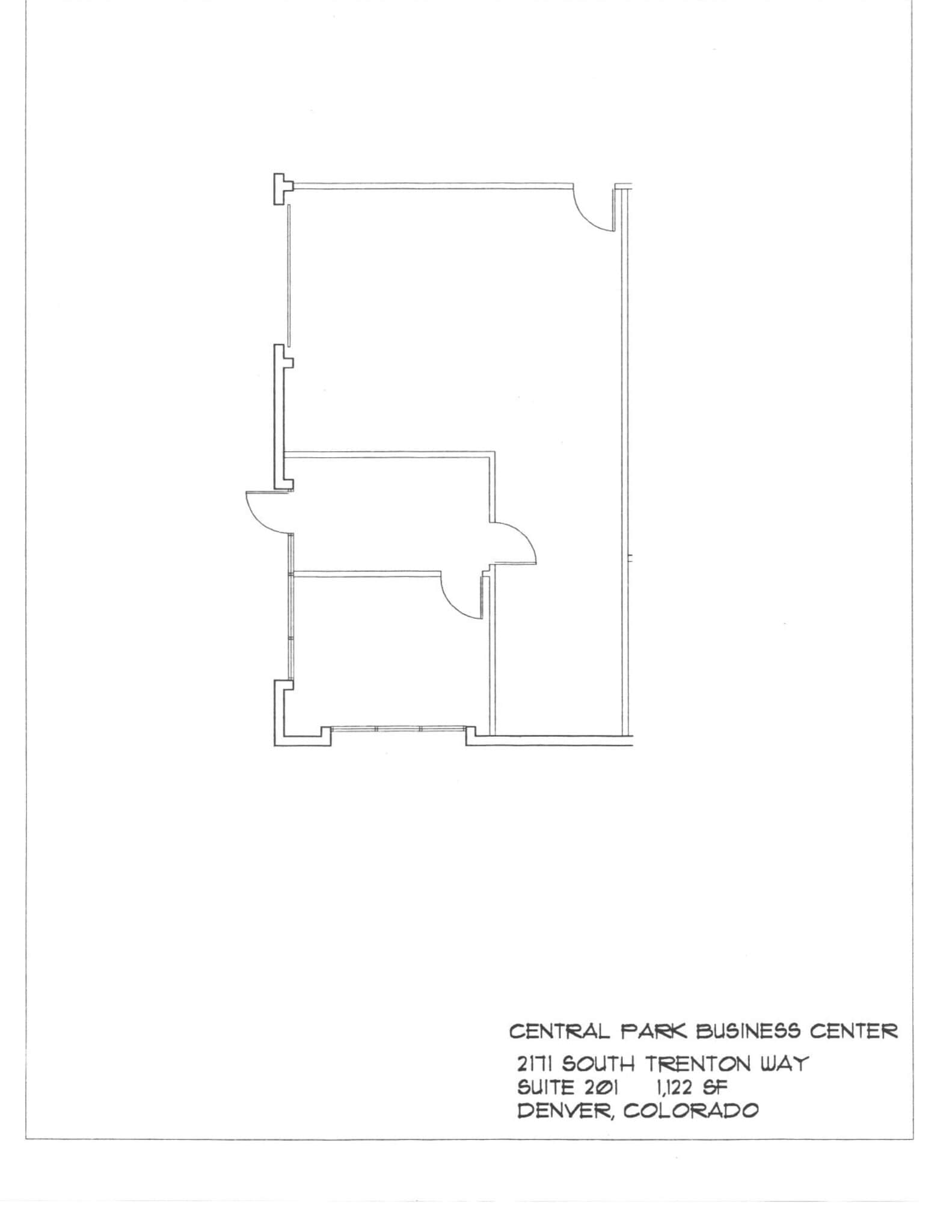 2171 S Trenton Way, Denver, CO for lease Site Plan- Image 1 of 1