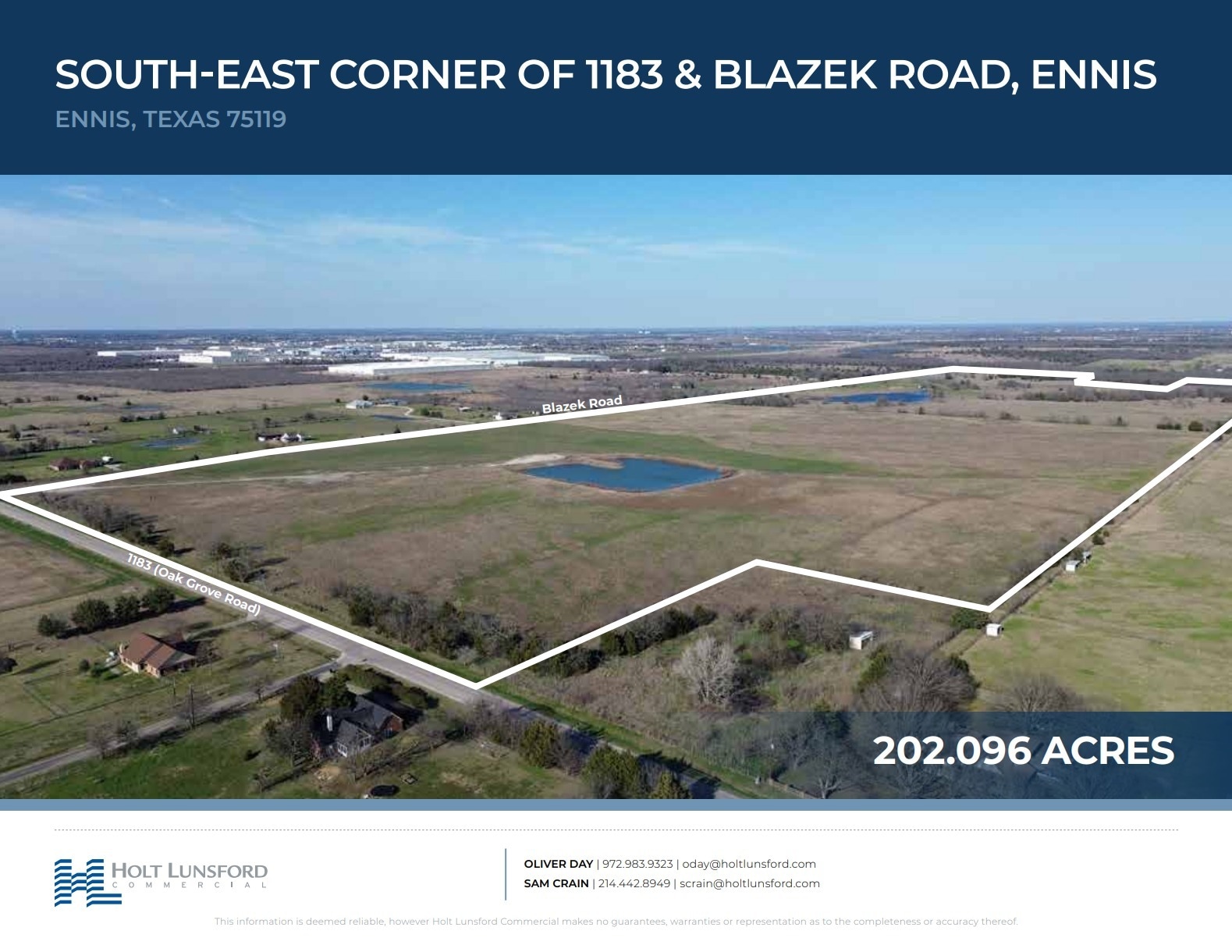 SEC FM 1183 & Blazek Rd, Ennis, TX for sale Building Photo- Image 1 of 3