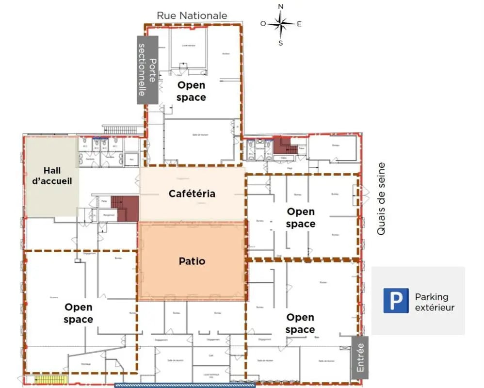 7 Rue Nationale, Boulogne-Billancourt à vendre Plan d’étage- Image 1 de 1