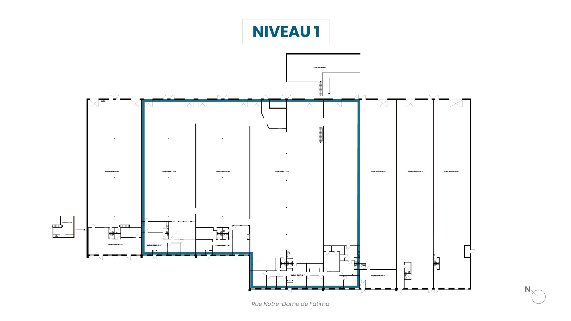 1955-1977 Rue Notre-Dame-de-Fatima, Laval, QC for lease Floor Plan- Image 1 of 1