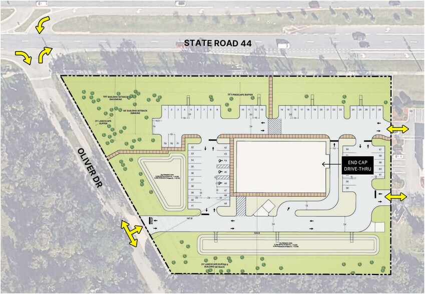 S State Road 44, New Smyrna Beach, FL à louer - Plan de site - Image 1 de 1